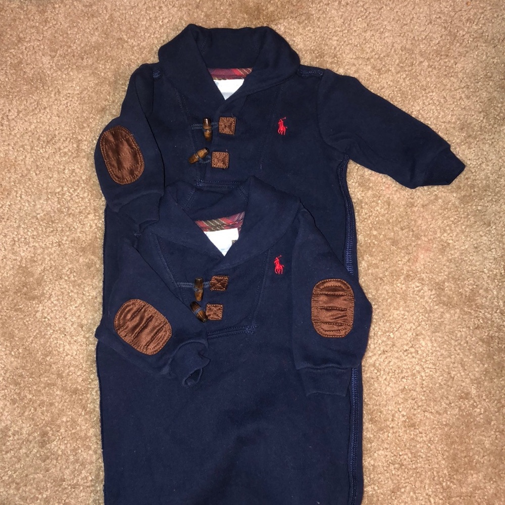 2 Cute one piece polo coverall